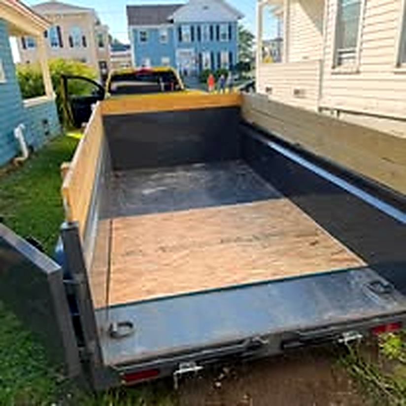 Trash Bandit trailer ready for a job