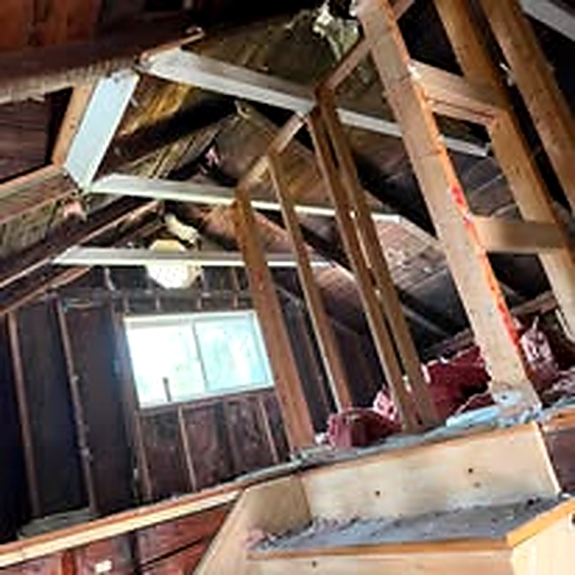 Interior structure debris
