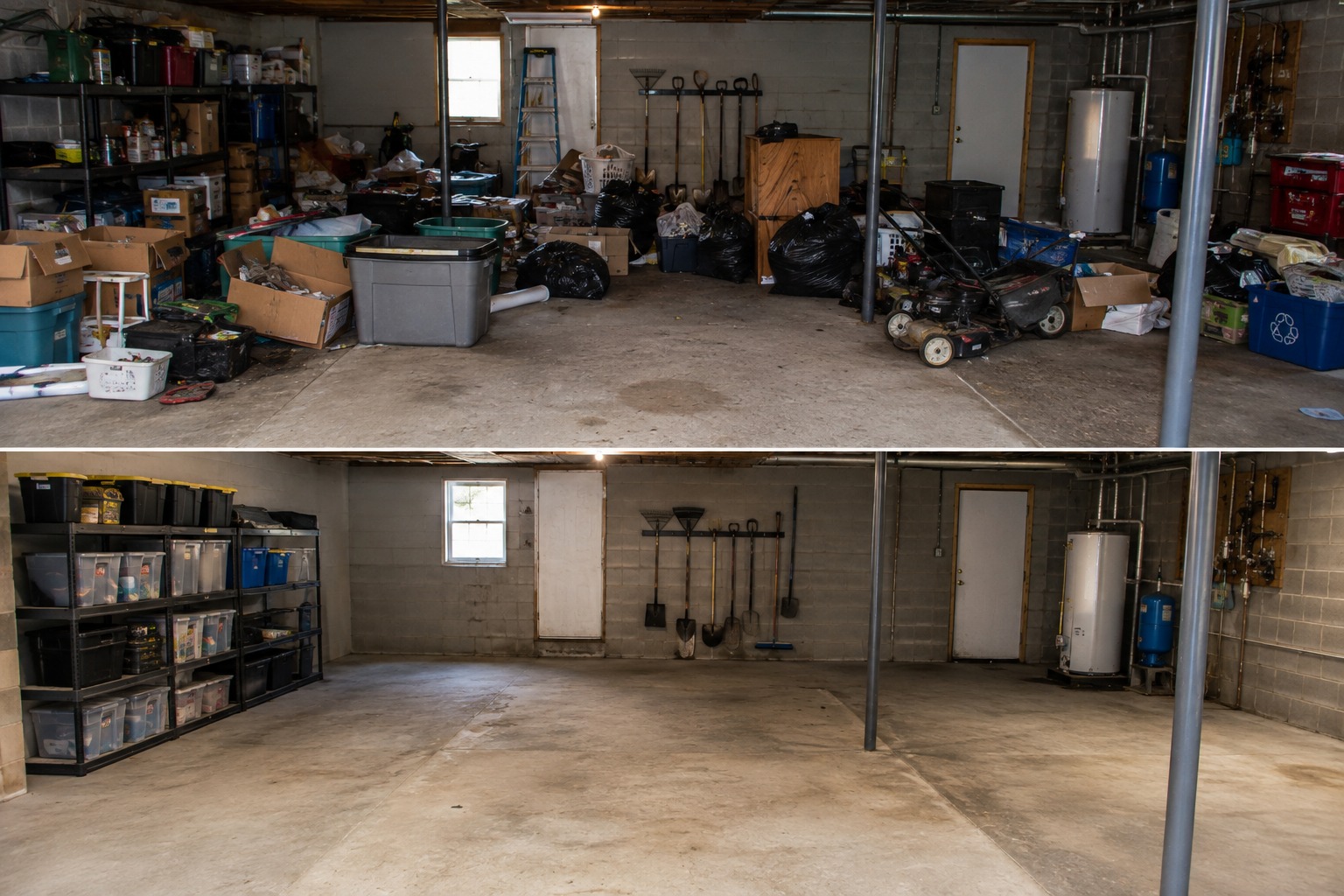 Garage and basement cleanout