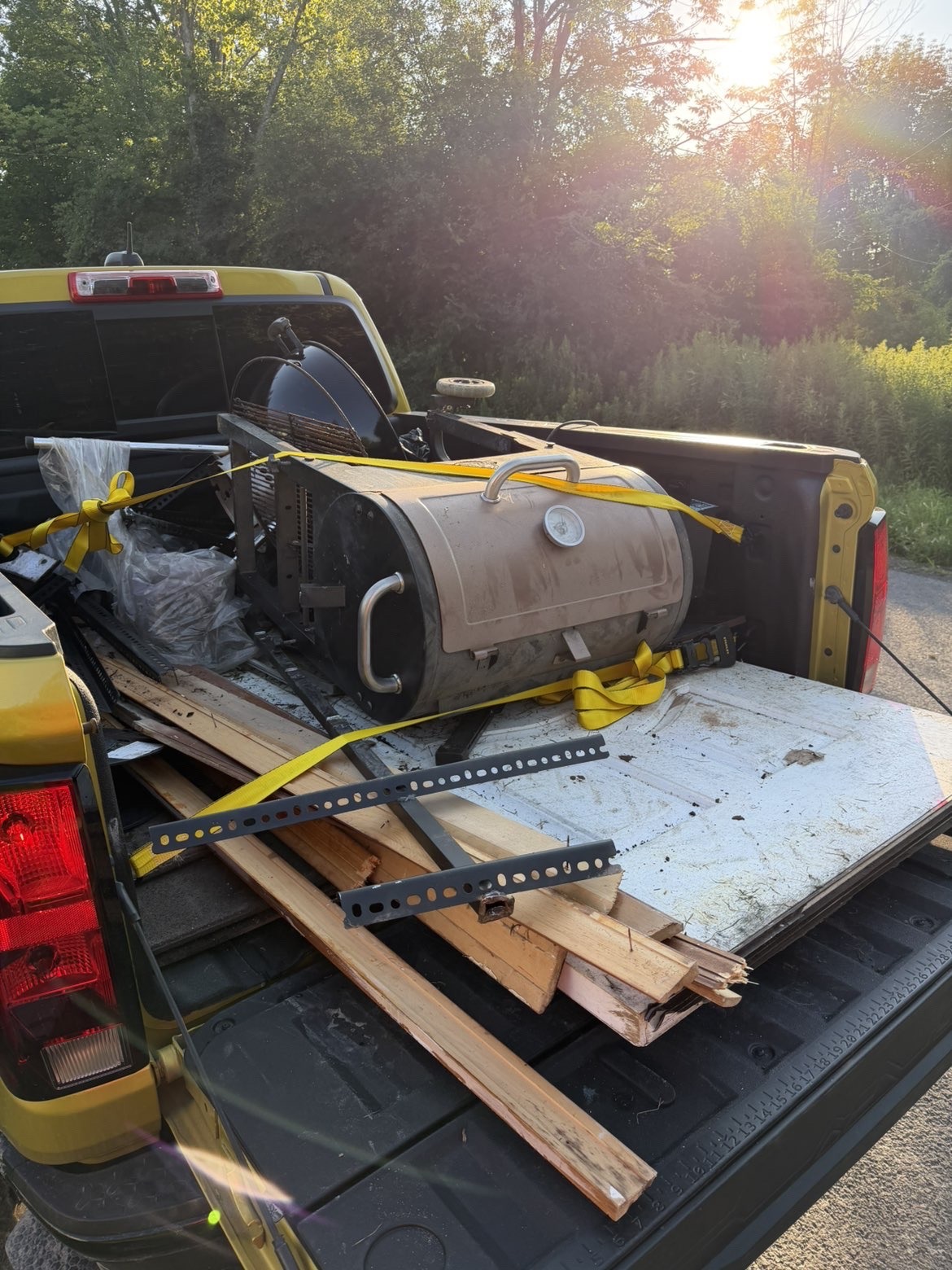 Two recliners before removal