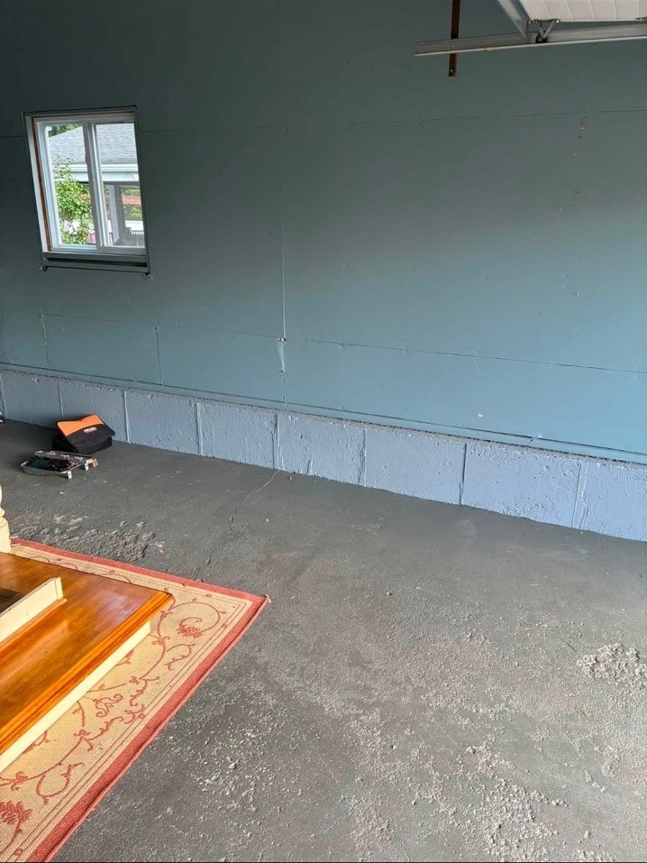Furniture staged outside for loading